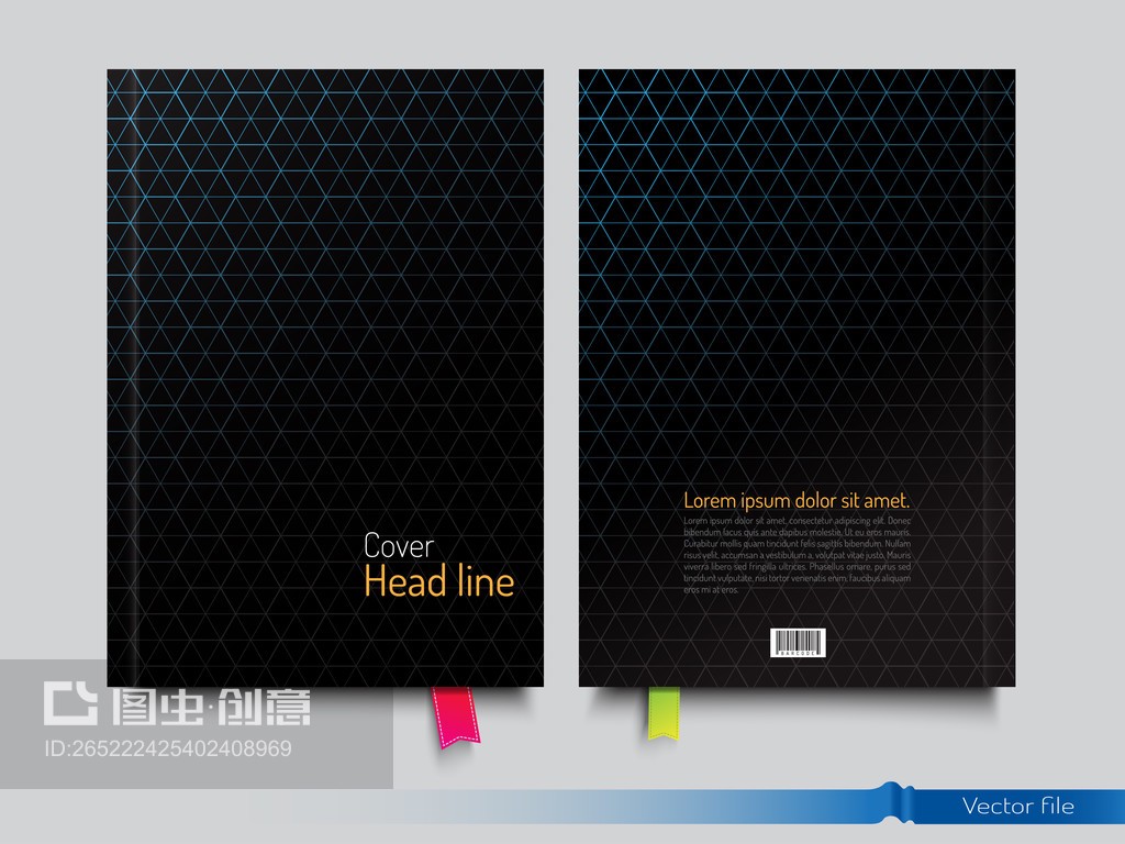 书韵凝光 图书封面与年度封面模板设计的艺术与实践