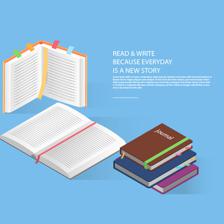 书本读书的资料海报背景设计 融合美学与功能性的图书设计艺术